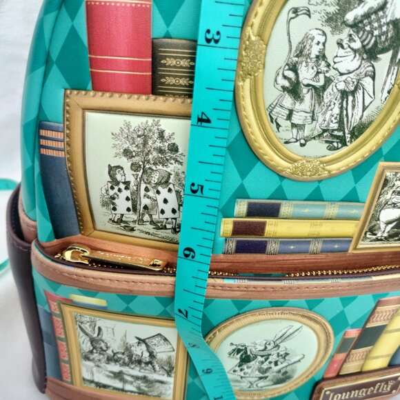 NWT Loungefly Disney Alice in wonderland classic mini back pack - Picture 3 of 12